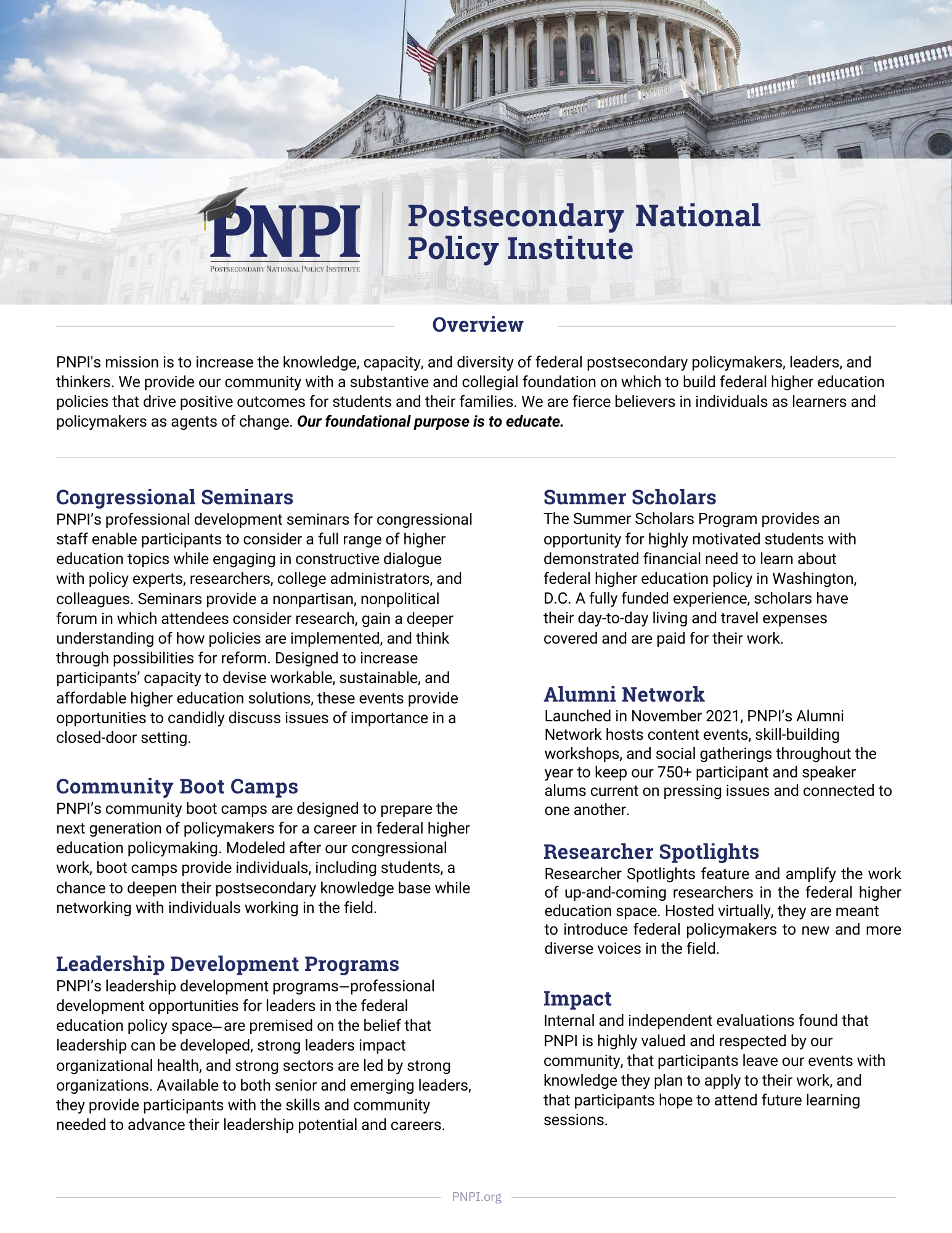 Our Story – PNPI